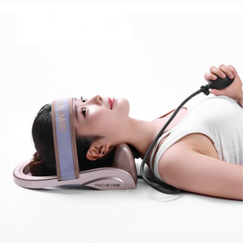 High quality Portable Pneumatic cervical vertebra tractor home health care toolNeck posture pump Neck spine traction
