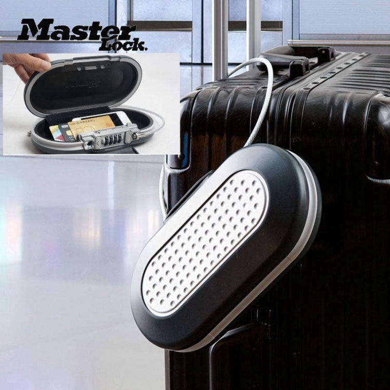 Master lock portable safe password lock mini safe jewelry cash card mobile phone storage box