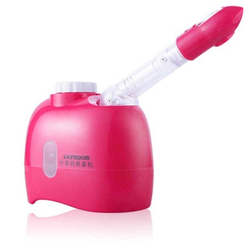 Red Steam ozone Facial Steamer Face Sprayer Vaporizer Beauty Salon Skin Care Instrument Machine Whitening Moisturizing Exfoliating