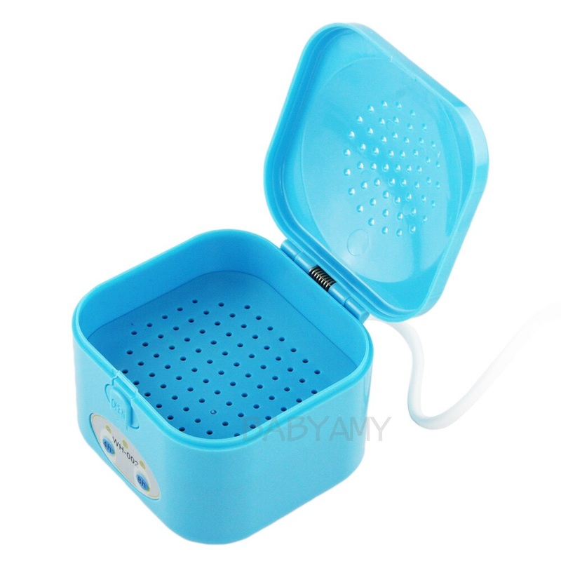 220V Hearing Aid Dryer 4/8 Hour Timer Drying Case Box Electronic Drybox Dehumidifier Protect Hearing Aids IEM In-ear Monitors