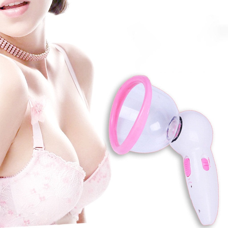 2pcs Cup Breast Enhancer Breast Enlargement Enlarger Enhancement Pump Home Use Machine 110V 220V