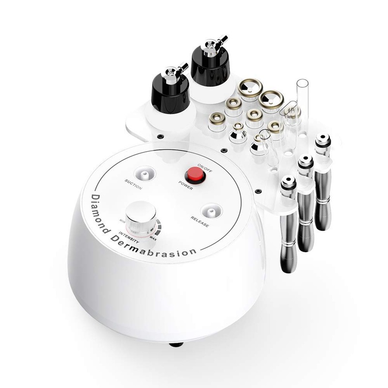 3 in 1 Diamond Microdermabrasion Dermabrasion Blackhead Removal Machine w/Vacuum & Spray for Skin Care Home Use Device