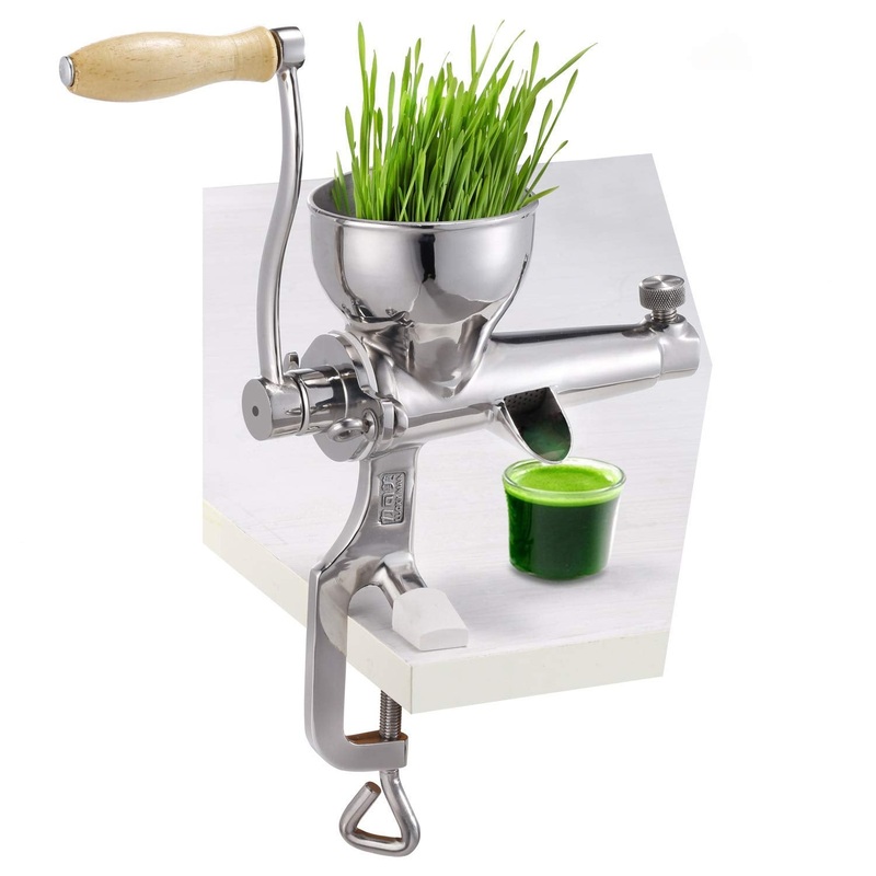 304 Stainless Steel Wheatgrass Juicer Healthy Wheat Grass Juicer Slow Squeezer Fruit Juice Extractor Vegetable Orange