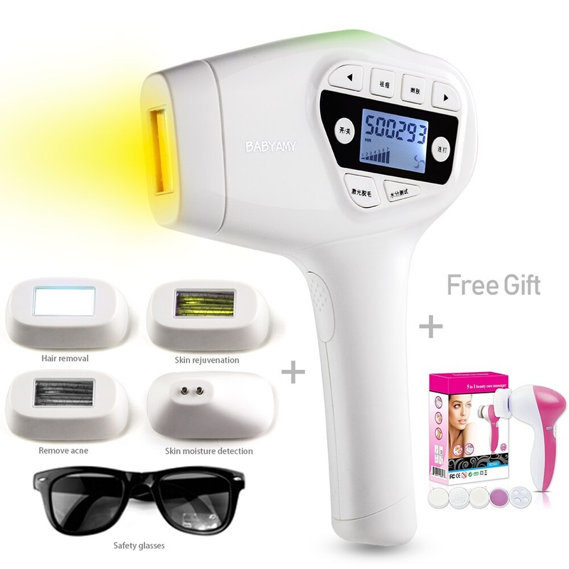 4 in 1 Permanent Hair Removal IPL Hair Removal laser Epilator Device facial hair remover for women man armpit bikini beard legs