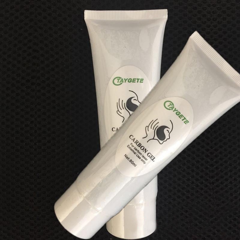 80ml Carbon Cream Gel Face Massage whitening Laser Cream Rejuvenation Active Carbon Gel Extermal Use Skin Care