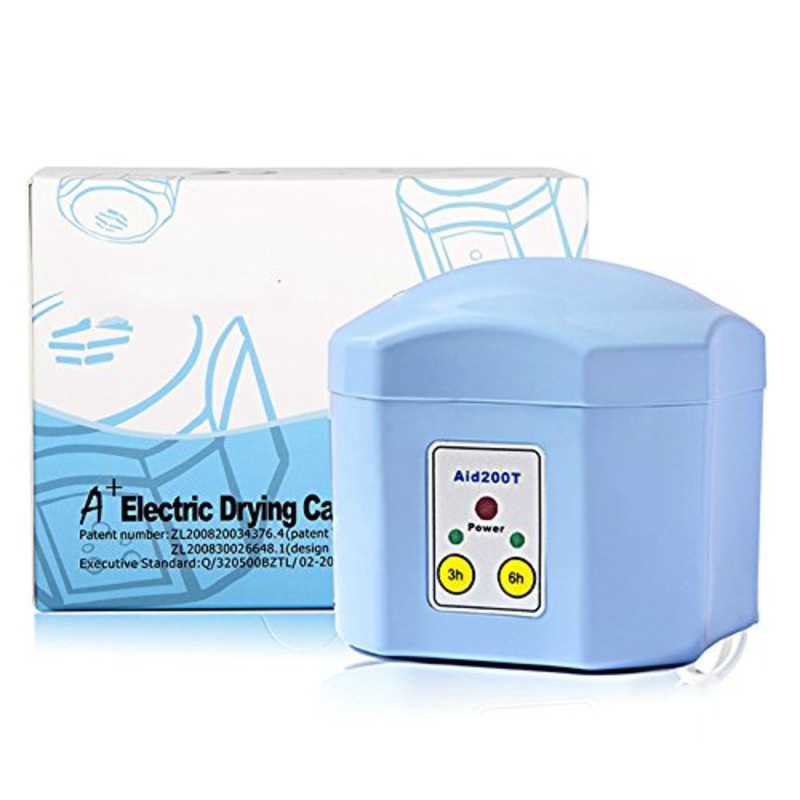 Best Hearing Aid Dryer 3/6 Hour Timer Drying Case Box Electronic Dry Box Dehumidifier Protect Hearing Aids In-ear Monitors 220V