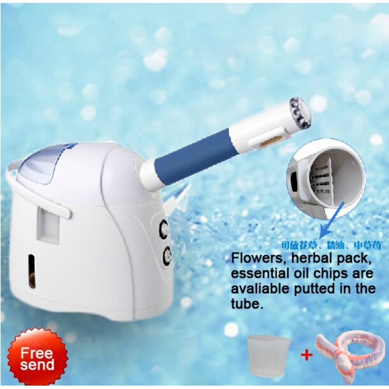Hot Cold ozone facial steamer ceramic vaporizer ion detox vaporizador facial Rejuvenation Electrical Ceramic herbal vaporizer