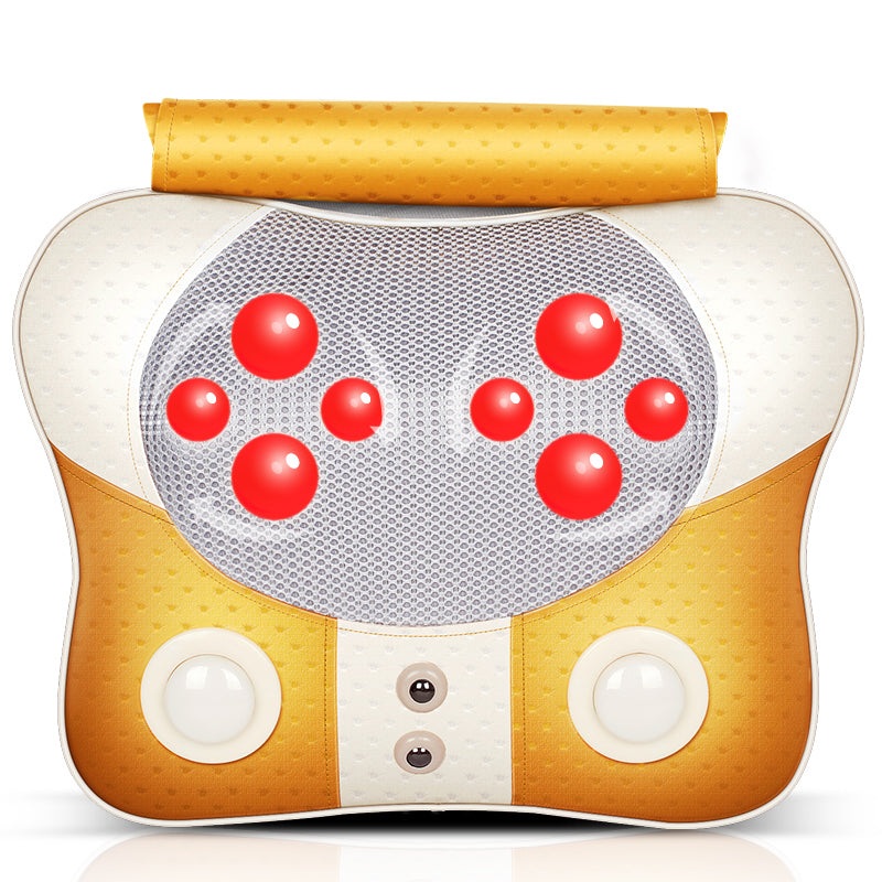 household Cervical vertebra massager neck waist back shoulder massage pillow multifunctional cushion health care instrument