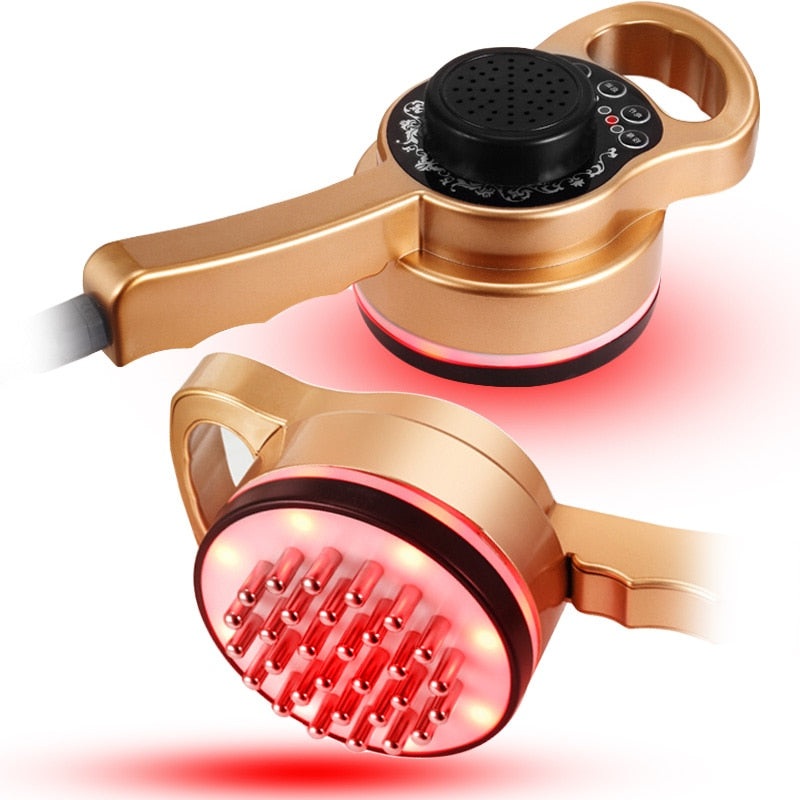 Infrared Heating Vibration Electric Stimulation Slimming Device Guasha therapy Body massage brush Scraping tool for Beauty salon