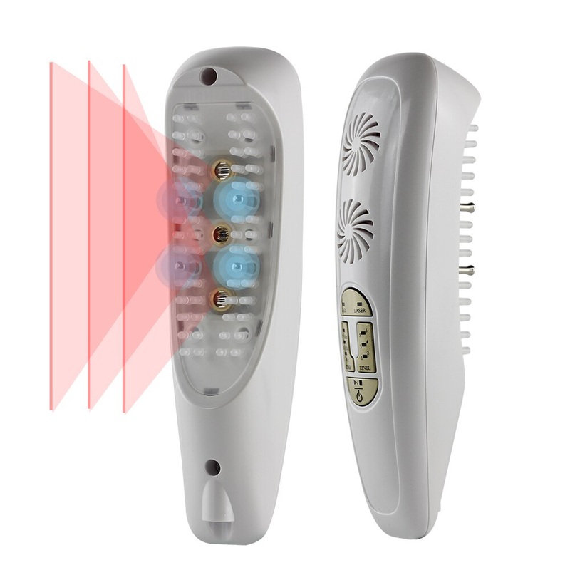 Laser Comb Fast Activate Hair Follicles Hair Regrowth Micro Current Scalp Massage Instrument for Thinning Hair
