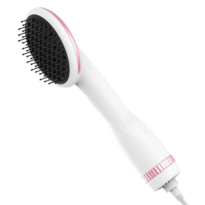 Lescolton One Step Hair Dryer & Styler Hot Air Paddle Brush Hair Dryer Straightener For All Hair Types Eliminate Frizzing 1000W
