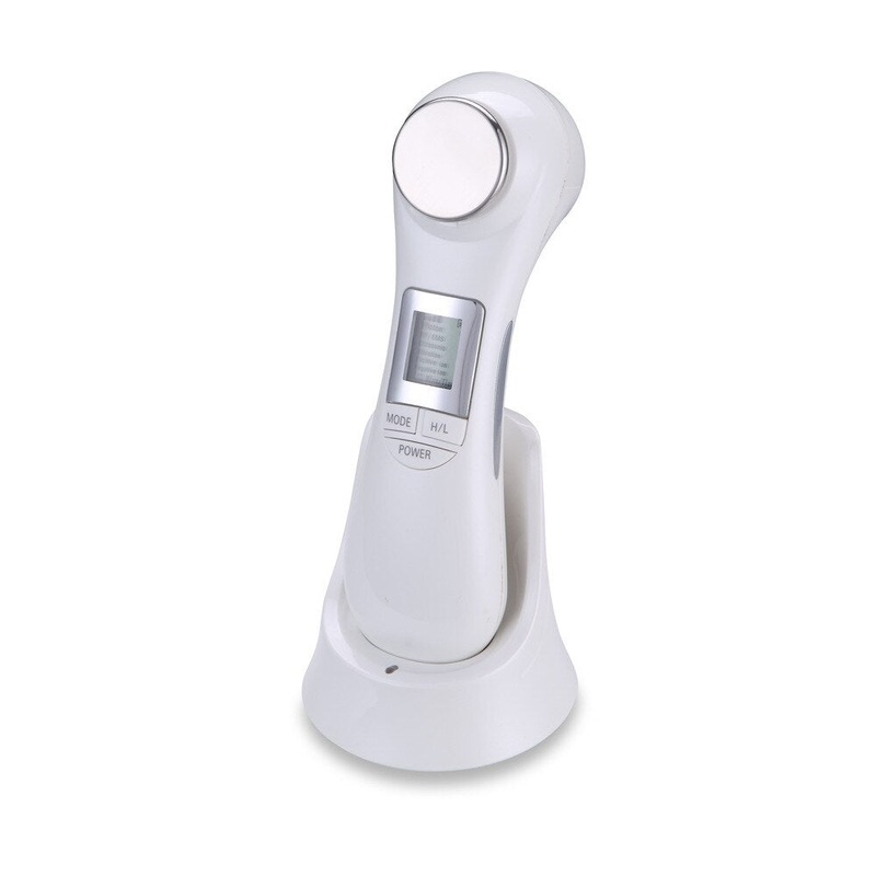 Multifunctional ultrasonic vibration cleaning instrument LED RF Photon Therapy EMS Ion Microcurrent Mesotherapy Beauty Machine