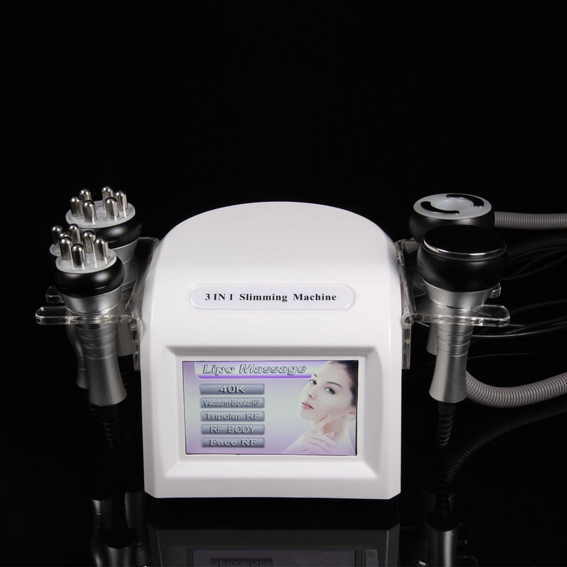 New arrival desktop 40K Cavitation Ultrasonic Vacuum Tripolar RF Slimming machine Red Photon skin care Spa equipment