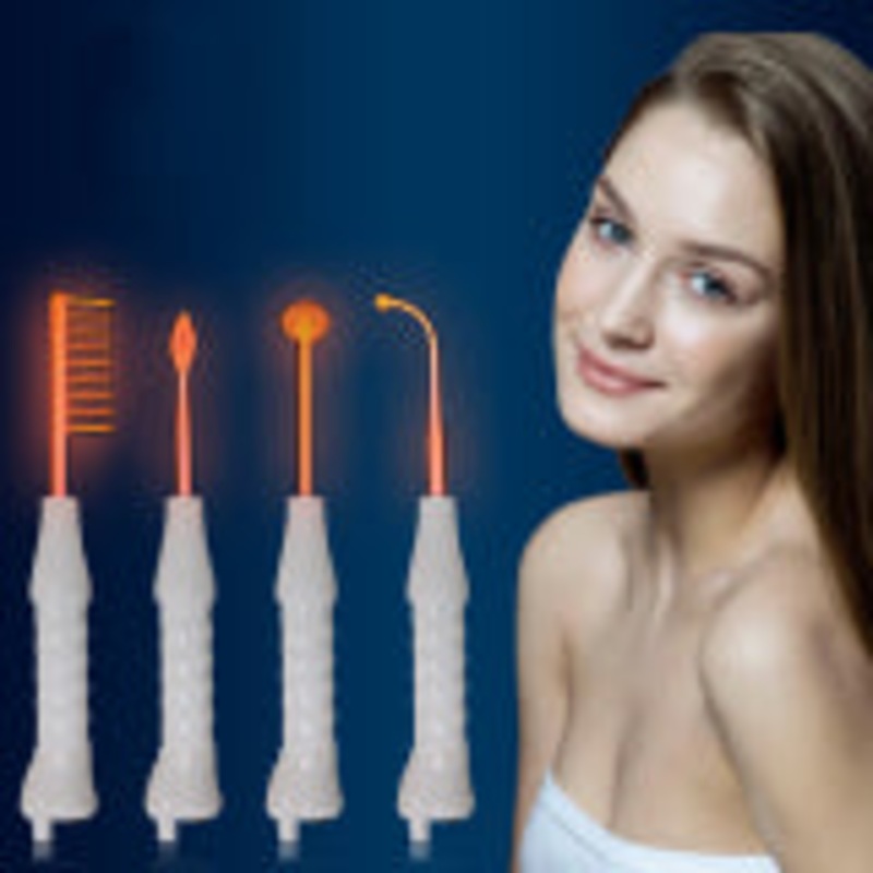 Potable High Frequency Electrode Glass Tube Electrotherapy D’arsonval Darsonval Skin Care Facial Spa Salon Beauty Acne Remover