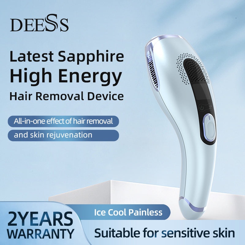 DEESS GP592 IPL Fastest Ice Cool Laser Hair Removal Device Upgraded Unlimited Flashes