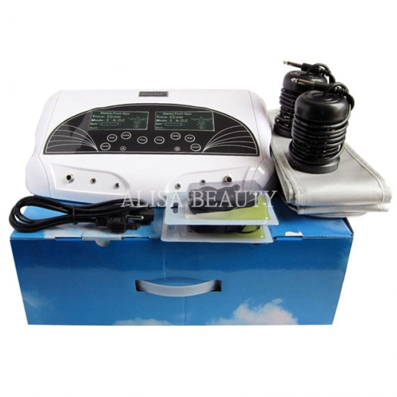 Dual Ionic Cleanse Detox Machine Ionic Detox Foot Spa Salon Spa Aqua Cell Cleanse Spa Machine Foot Bath