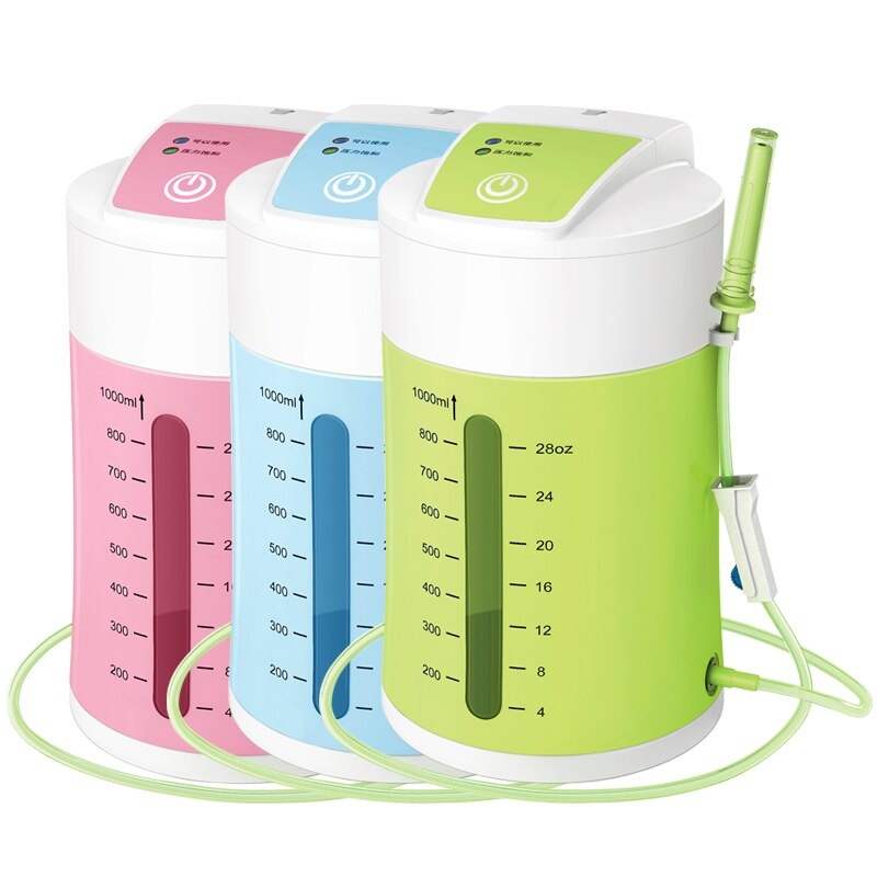 Electric Enema Machine Colon Hydrotherapy Pump Home Enema Kit Colon Cleaner Automatic Coffee Enema for Constipation