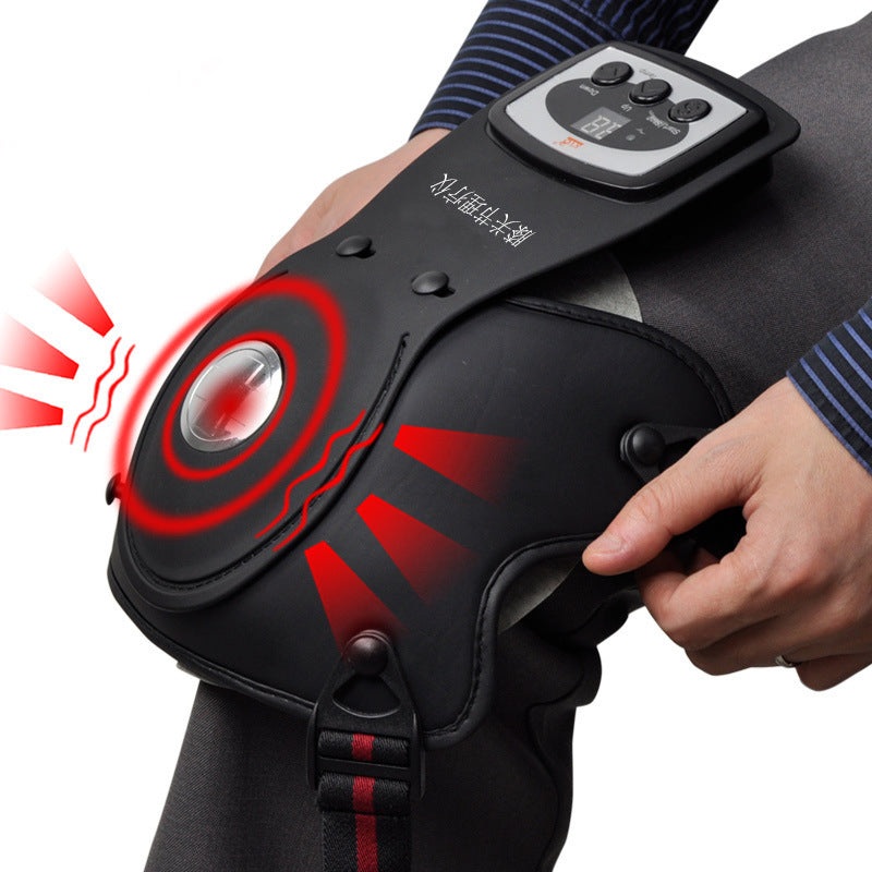 Far infrared Knee massager physiotherapy Photon therapy Heating Magnetic Vibration Electric heating knee pad