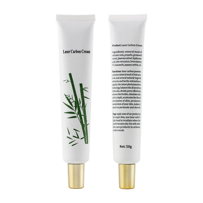 Laser Carbon Cream 3pcs/lot 50g  Laser Carbon Gel For beauty salon SPA Laser whitening Shrink pores Nd Yag Laser