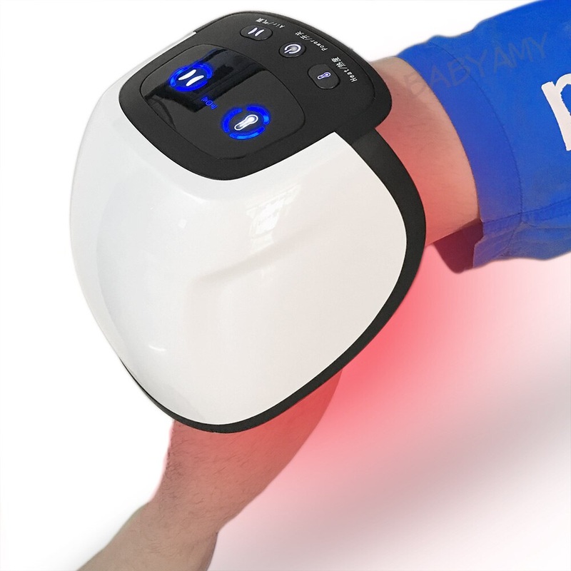 Laser Knee Massager Magnet Heating Moxibustion Knee Pain Physical Therapy Air Compression Massager for Rheumatoid Arthritis Care