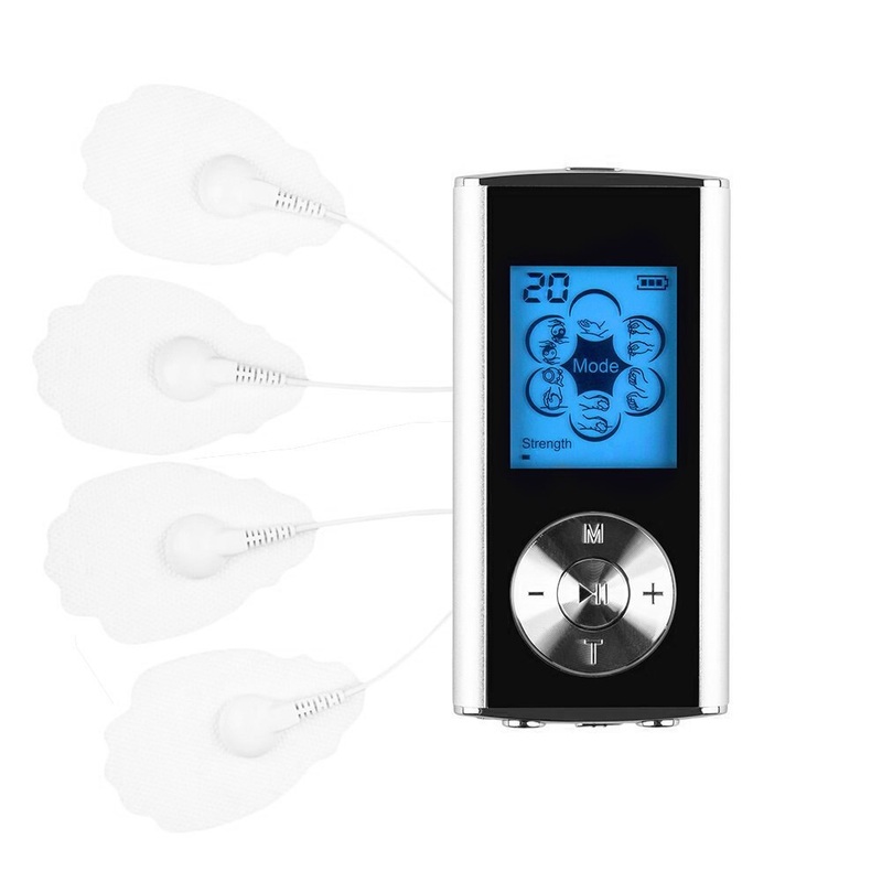 TENS Unit 6 Modes Best Back Neck Stress Neck Sciatic Pain Relief,Full Body Palm Plus Digital Pulse Impulse Mini Micro Massager