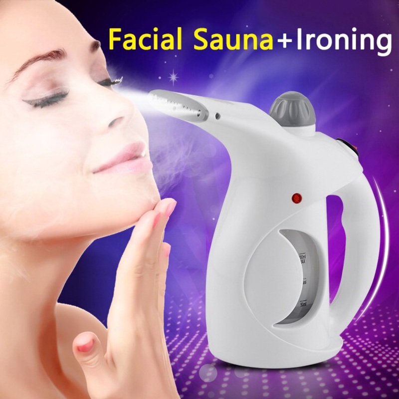 Thermal Facial Sauna Spa Face Sprayer Skin Renewal Refresh Mist Warm Steam Travel Garment Steamer EU US