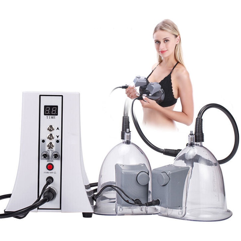 Vacuum Therapy Massager Machine For Breast Augmentation & Buttcock Boobs Enlargement – Guasha Slimming Lymphatic Drainage Device