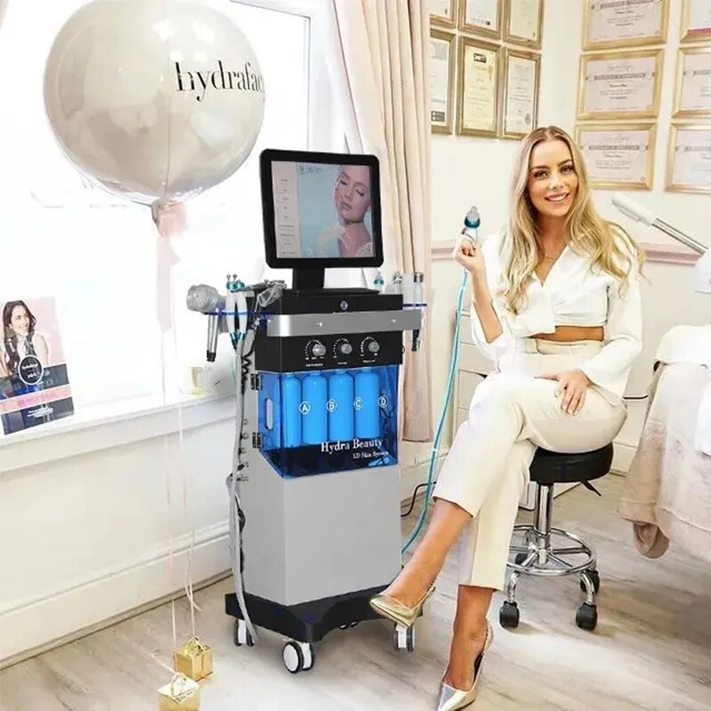 14 In 1 Skin Care Diamond Dermabrasion Machine Water Jet Aqua Facial Dermabrasion Machine SPA Beauty Salon