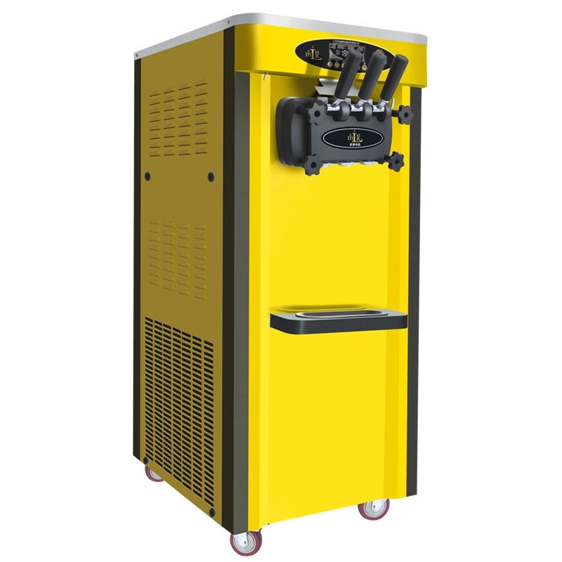 18~22L/H Floor Type Economic Commercial Soft Serve Ice Cream Machine Mixed 2+1 Three Flavors