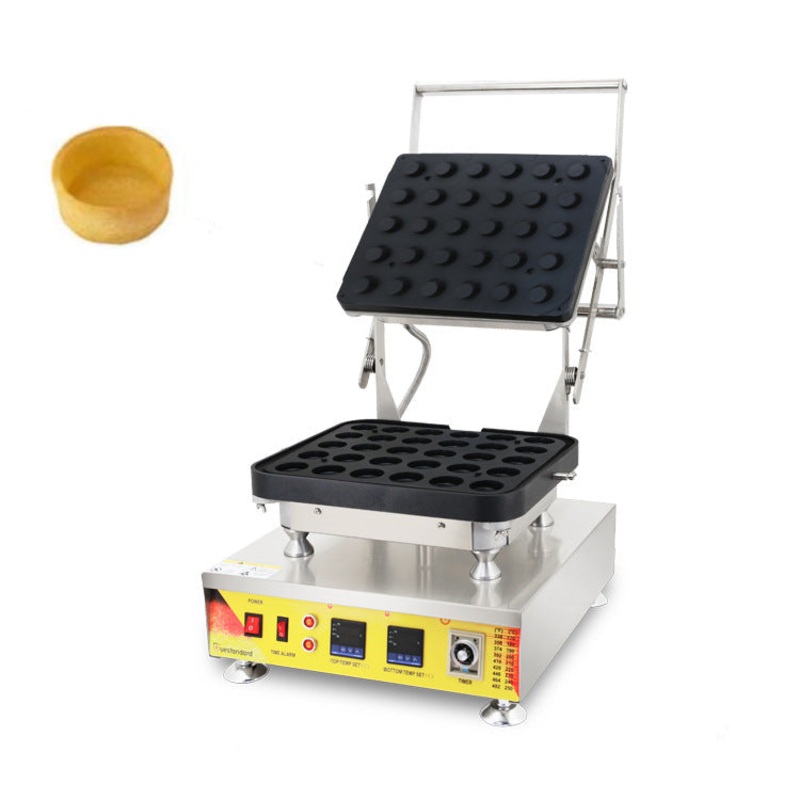 30-Hole Commercial Egg Tart Machine  Versatile Electric Cookie Press & Tart Shell Baker (NP-839)