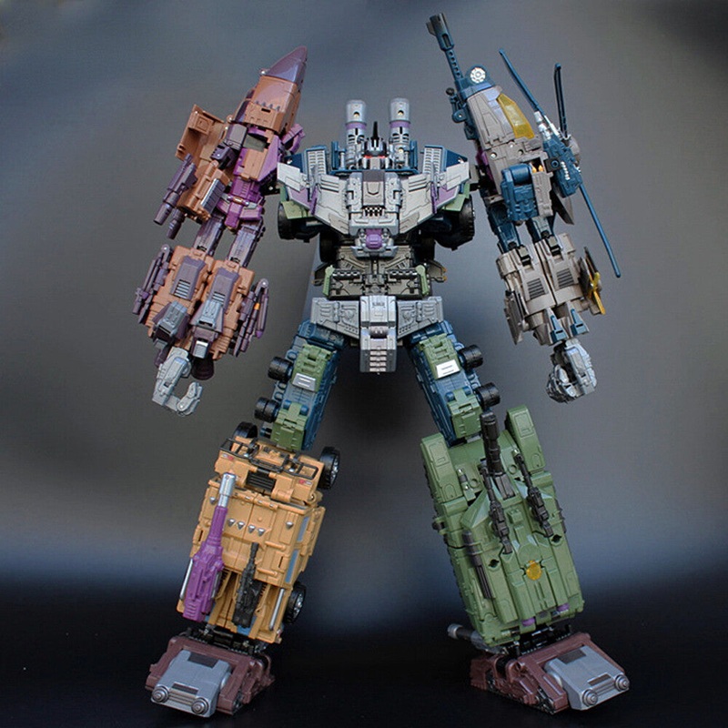 5 in 1 Oversized Bruticus Warbotron Onslaught Brawl Swindle Blast Off MMC PREDAKING Figure Transformation Robot Toy