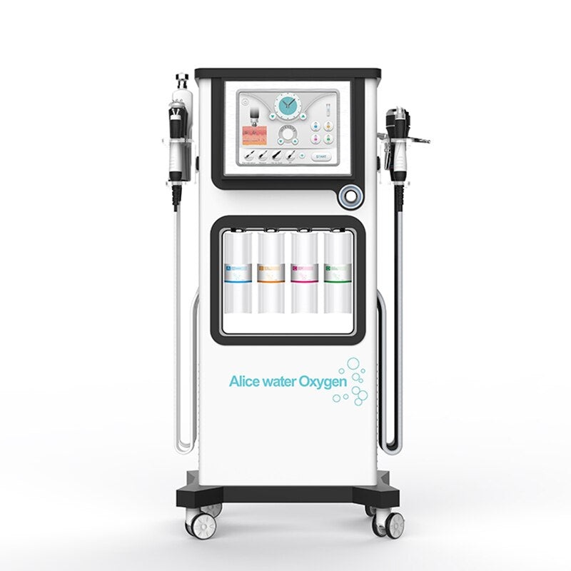 Alice Super Bubble 7 In 1 OxyGen Super Facial Care RF Ultrasonic Therapy Machine hydro dermabrasion