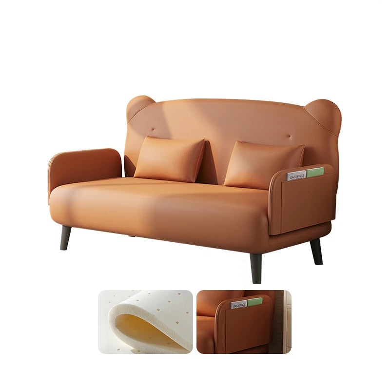 Double Folding Sofa Bed Small Apartment Living Room Balcony Multifunctional Bed Single Child Folding Bed 0.7M Width