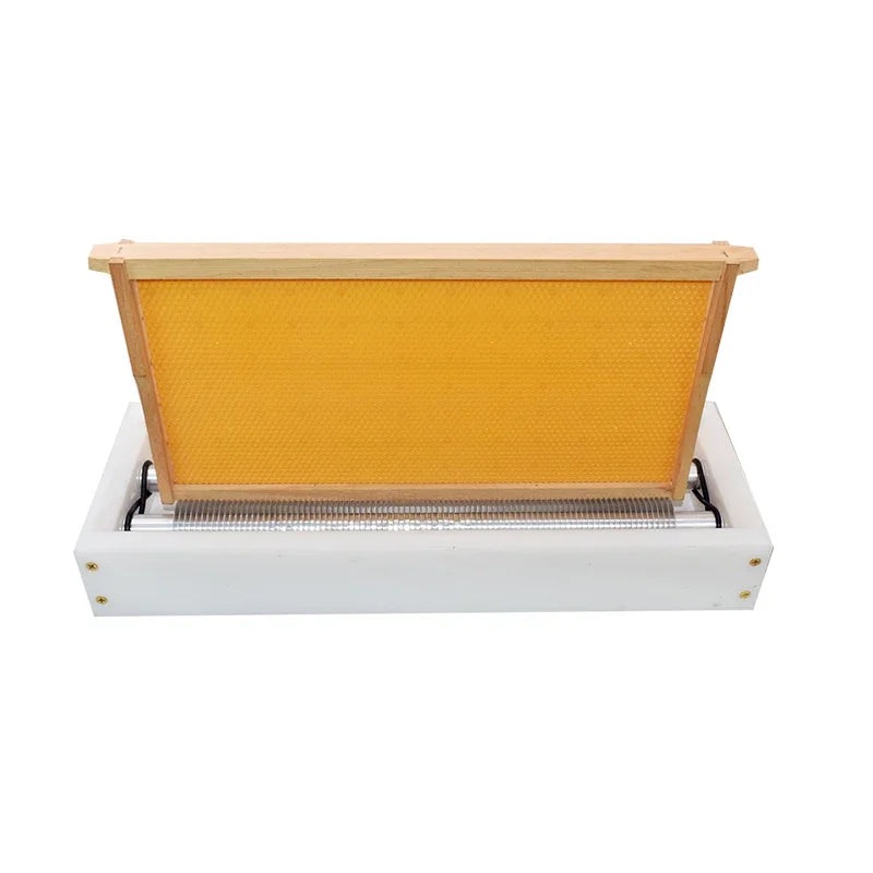 Double Roller Slit Honey Uncapper Comb Honey Uncapping Machine Uncap 30 Frame Uncapped 5 Mins Uncapper Machine Beekeeping Tools