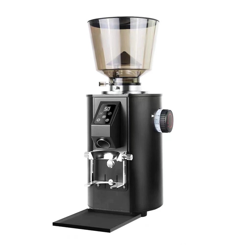 Electric Grinder 64mm Flat Burr Grinder Quantitative Grinding Espresso Grinder Coffee Bean Grinder Miller 220V 110V