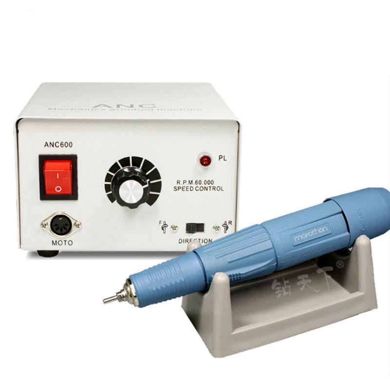 Powerful ANC600 model 80W SH37L M45 45000rpm Motor Handpiece Electric Polishing Micromotor for Manicure Drill Dental Lab Nail drill