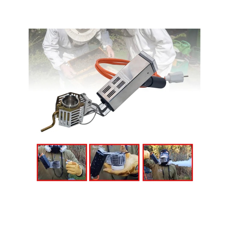 Sublimation Oxalic Acid Sublimator Beekeeping Varroa Mite 110V & 220V Handheld Oxalic Acid Vaporizer Sublimator Oxalique Acid