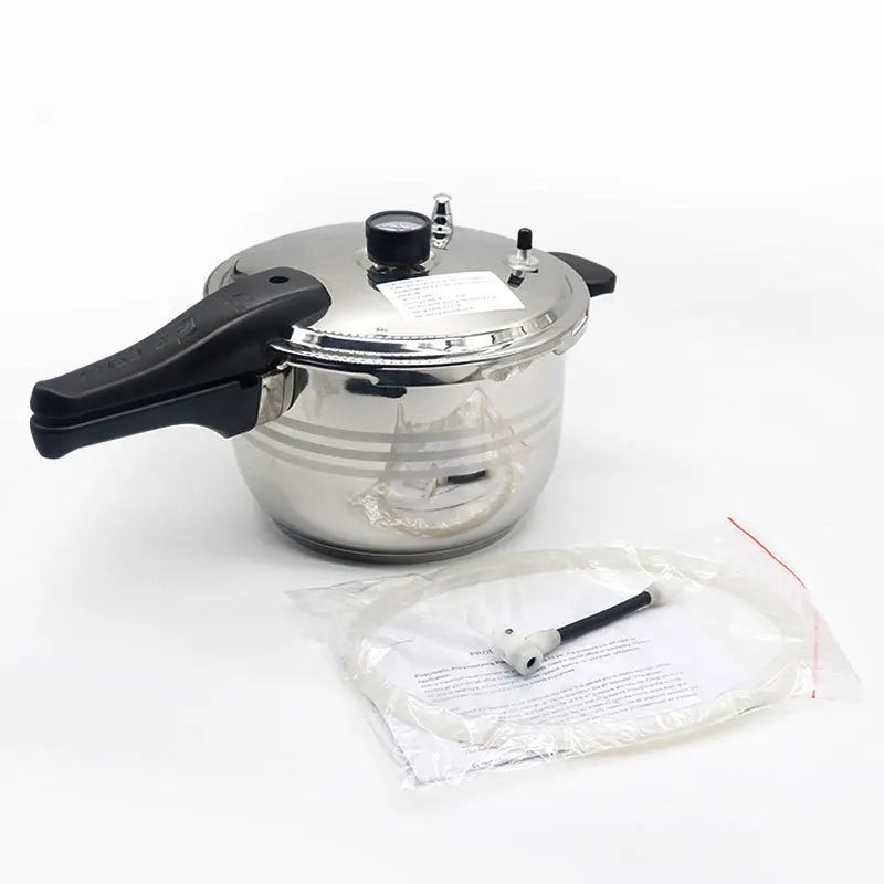 Updated Version Dental Lab Denture Curing Pressure Pot Sterilizing Pneumatic Polymerizing Pot with Pressure Gauge