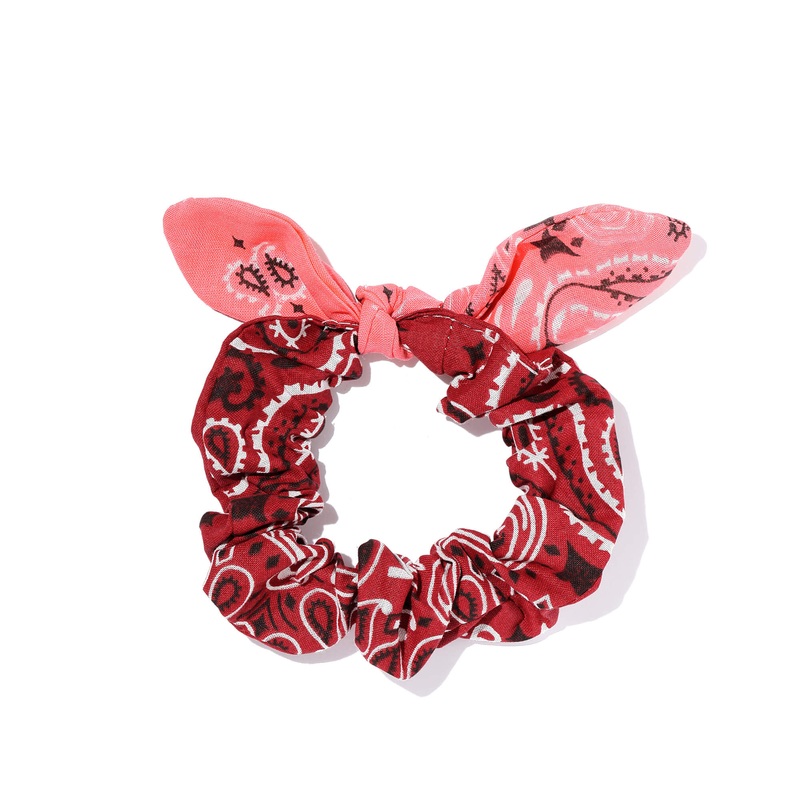 Scrunchie|Burgundy/Strawberry Pink|Pale pink/lilac|Chambray/Navy|Bronze/brown|Beige/brown
