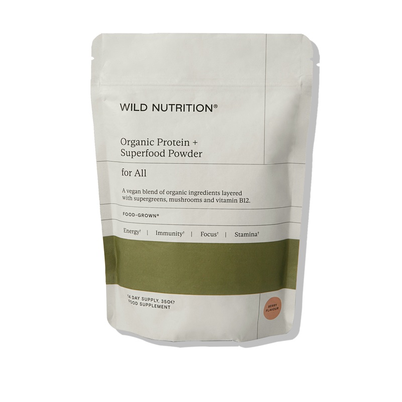 Wild Nutrition Food-Grown Organic Protein + Superfood Powder