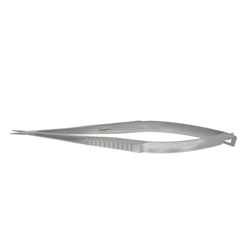 999R 8-0921S Castroviejo Needle Holder, 13.50 mm Delicate jaws, Straight, with Lock, Length  122 mm, Stainless Steel
