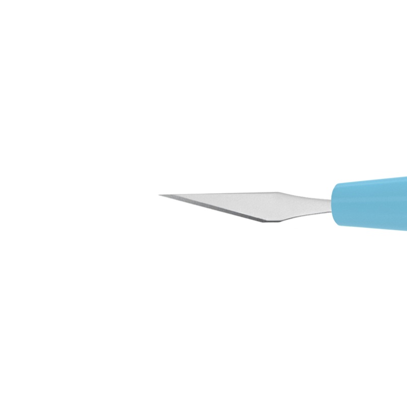 999R SP-15 Disposable Side-Port Knife, Double Bevel, 1.00 mm, 15, Straight, Safety System, 6 per Box