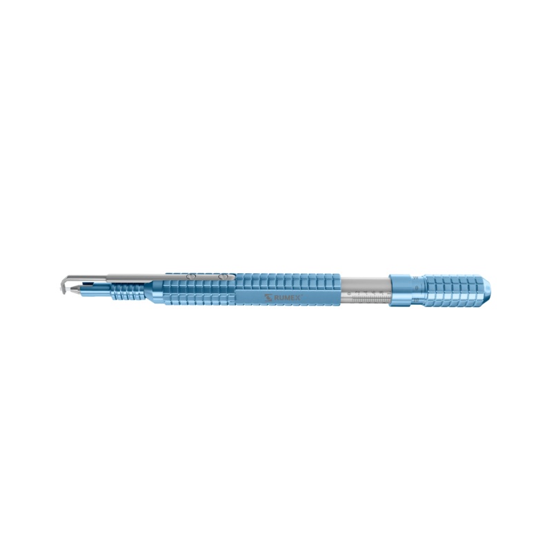 061R 6-00/6-020 Diamond Knife for ICRS, Astigmatic and Arcuate Keratotomy, 1.00 mm Straight Blade, Length 110 mm, Micrometric Titanium Handle