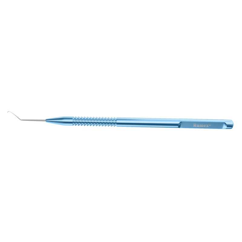 096R 7-072 Nucleus Claw Chopper, Angled, Round Handle, Length 120 mm, Round Titanium Handle