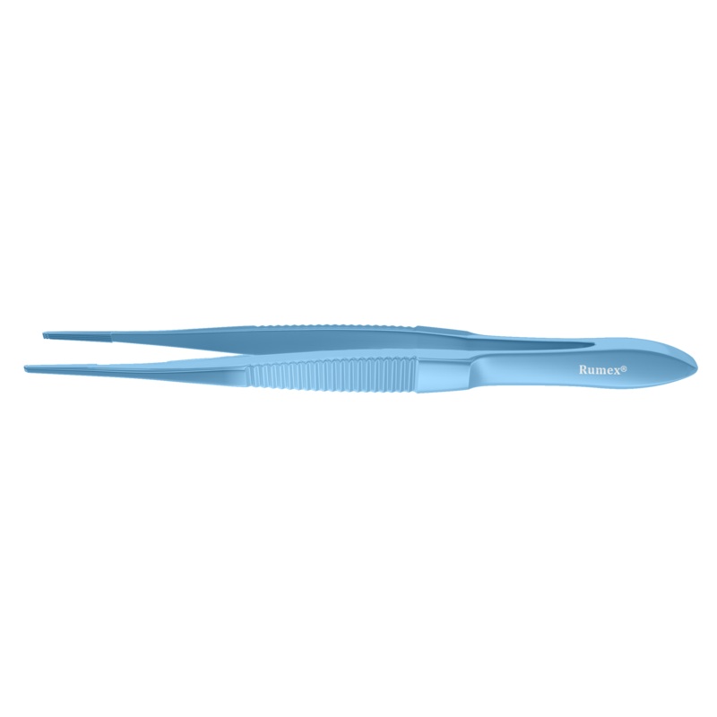 134R 4-2300T Bonaccolto Utility Forceps, Flat Handle, 15.00 mm Atraumatic Serrations, Length 100 mm, Titanium