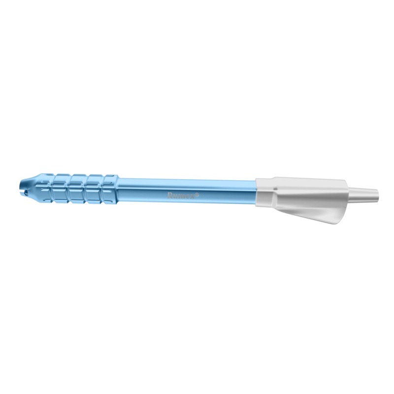 137R 7-080/IAH Irrigation-Aspiration Handpiece, Standard Connectors, Round Handle, Length 110 mm, Titanium Handle