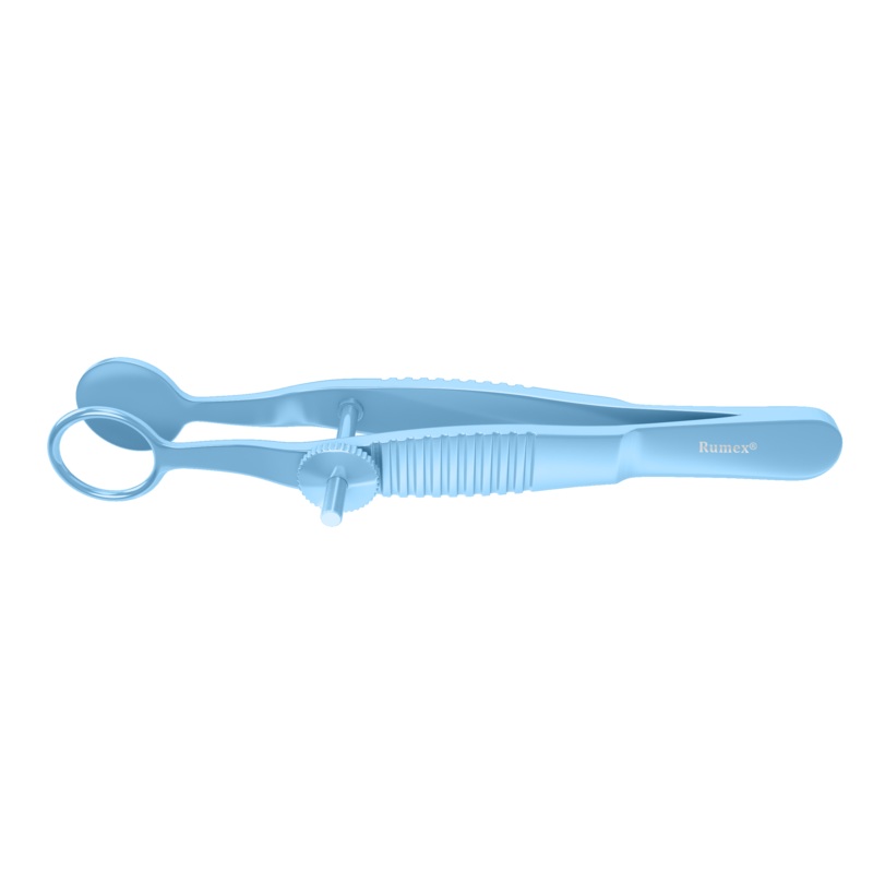 163R 4-1909T Lambert Chalazion Forceps, Medium, 12.00 mm Diameter, Length 97 mm, Titanium
