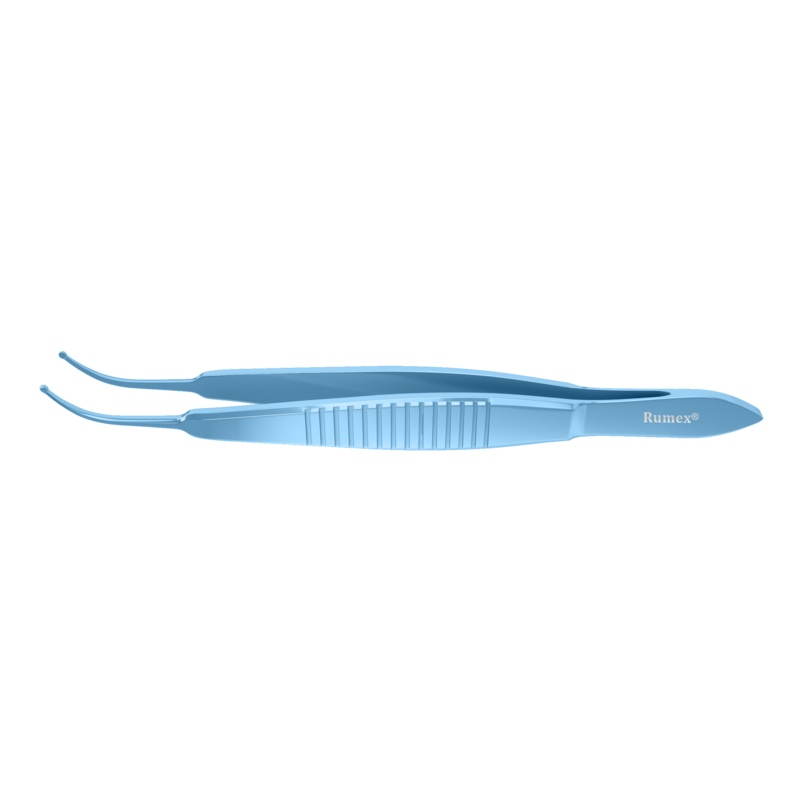 289R 4-2206T LASIK Flap Forceps, Curved, Length 108 mm, Titanium