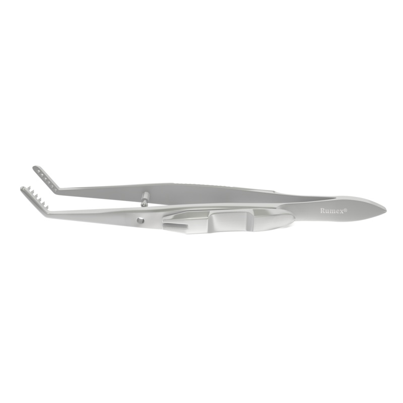 346R 4-131S Jameson Muscle Forceps, Right, 6 Teeth, Slide Lock, Length 100 mm, Stainless Steel