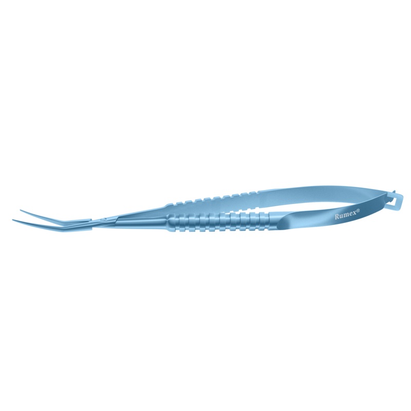 405R 4-20111T ICL Cartridge Loading Forceps, Angled 30 Long Jaws, Round Handle, Length 120 mm, Titanium